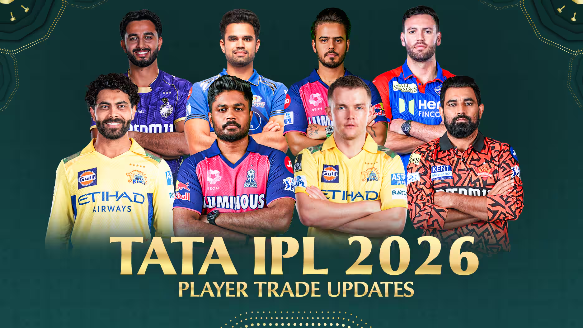 IPL 2026 all teams and captains - Rolexx777